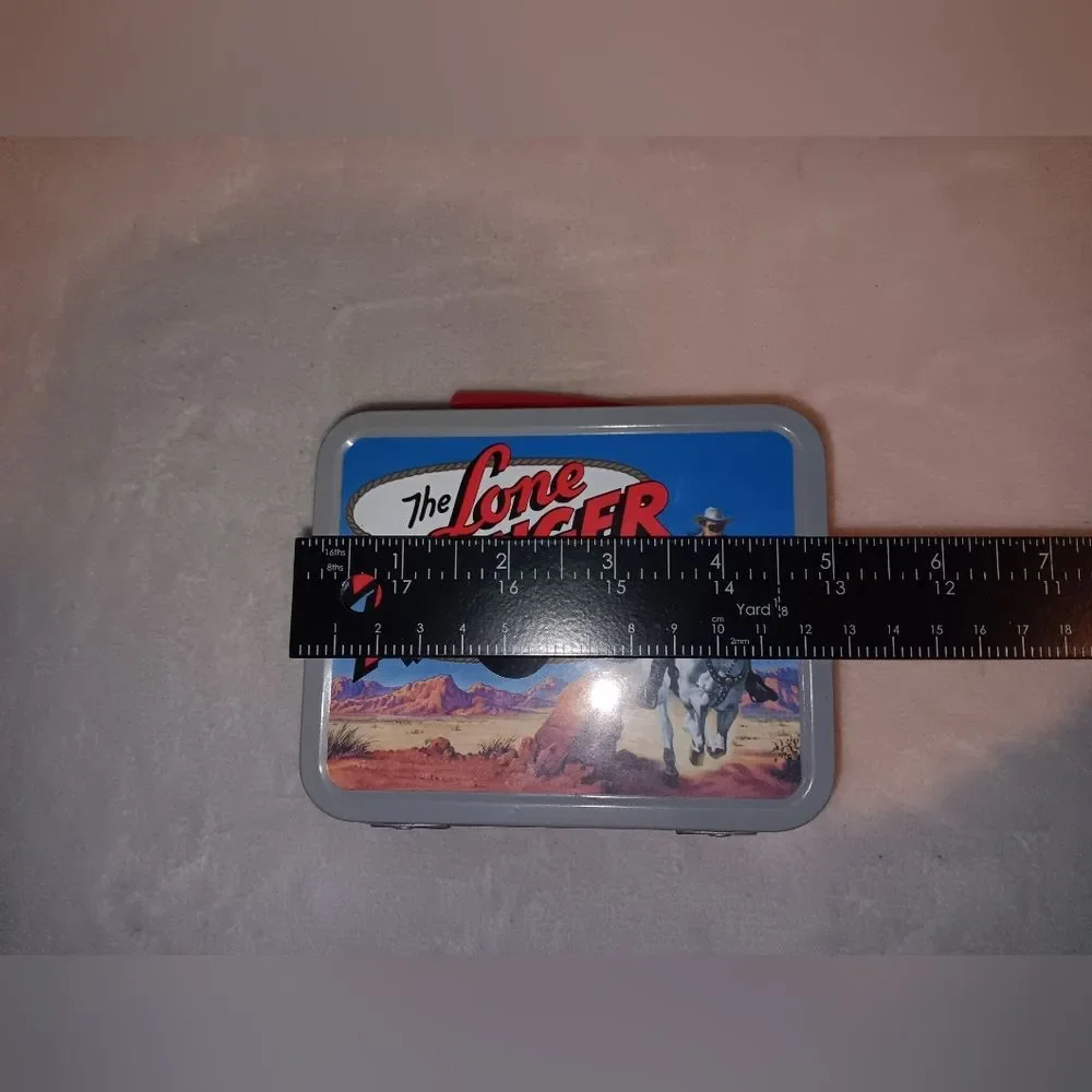 2001 Vintage General Mills Lone Ranger Mini Lunch Tin Pre-owned